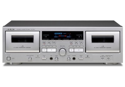 TEAC Double cassette deck SILVER TEAC W-1200
