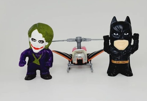 2008 DC Batman The Dark Knight Joker & Batman Figures 2.5