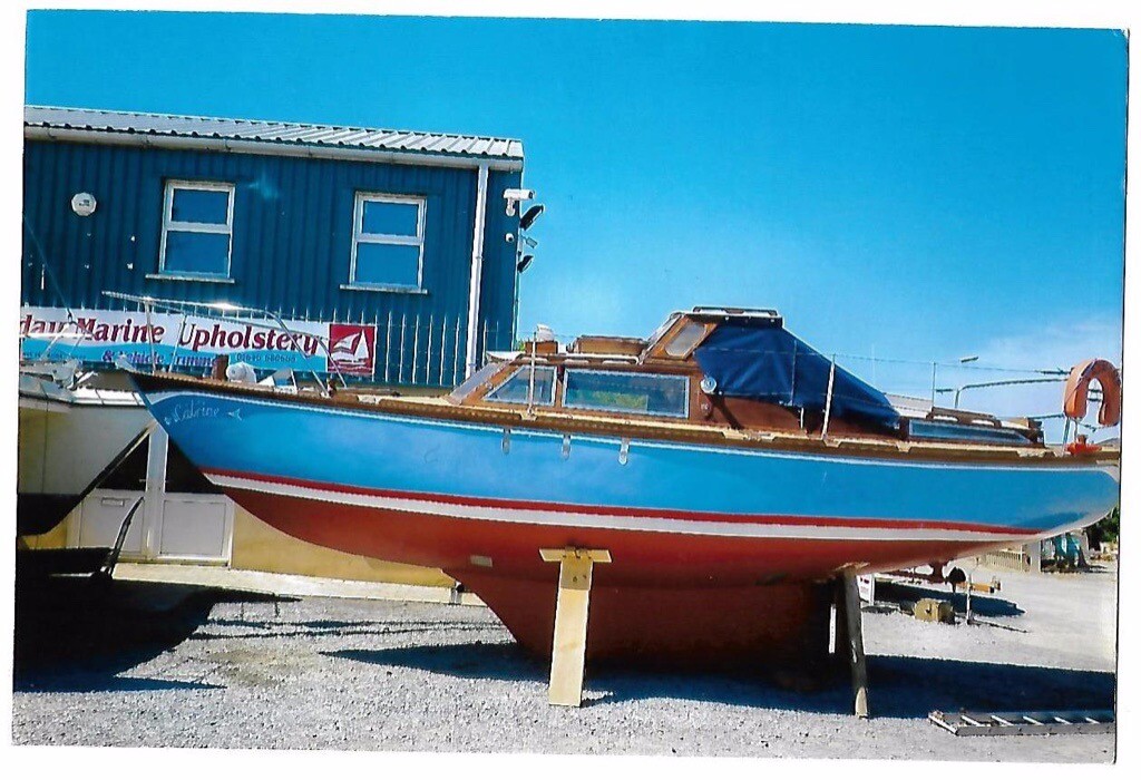 1960s WOODEN YACHT BOAT FOR SALE KATRINE 28ft SALT WATER cold cured