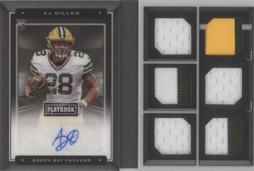 2020 Panini Playbook A. J. Dillon #RSL-AJ