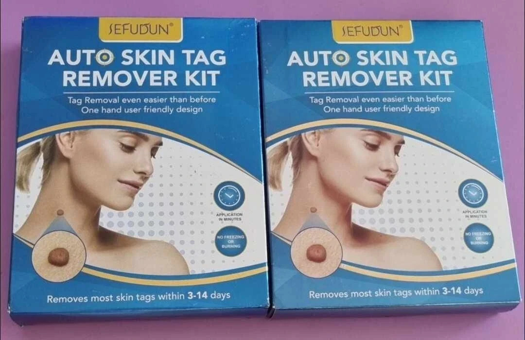 Skin Tag Remover Kit Wart Removal 2 in 1 Auto Skin Tag Remover Pen 2 pack-CW