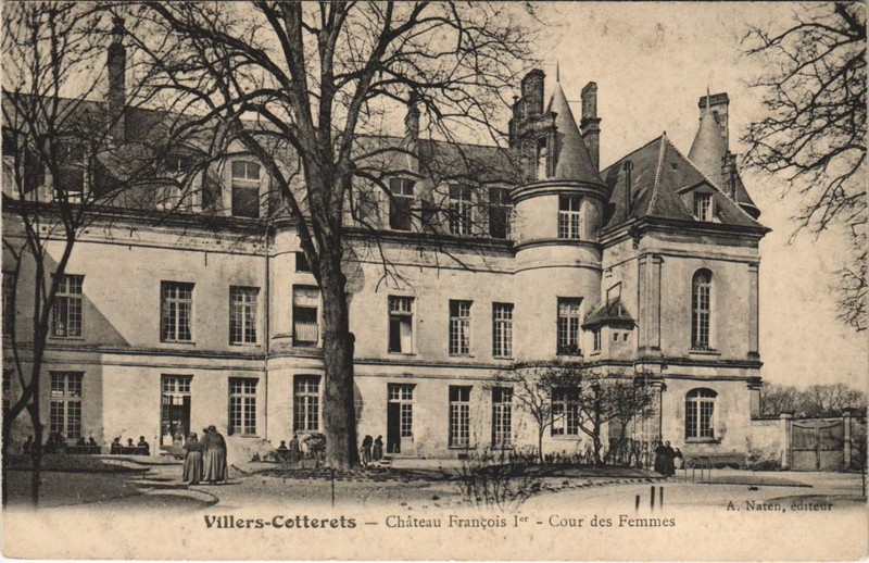 Cpa Villers-Cotterets Chateau Francois (159124)
