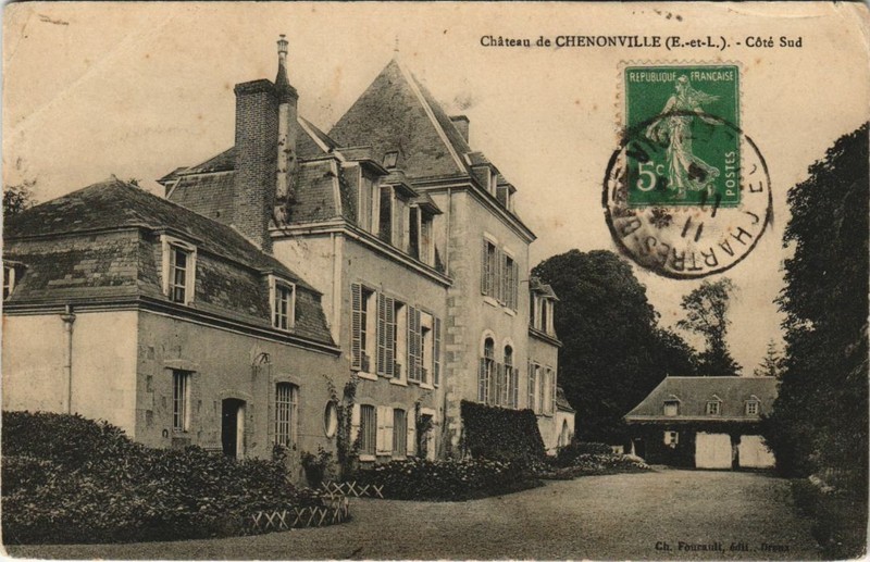 Cpa La Bourdiniere-Saint-Loup Chateau De Chenonville - Cote Sud (1202108)