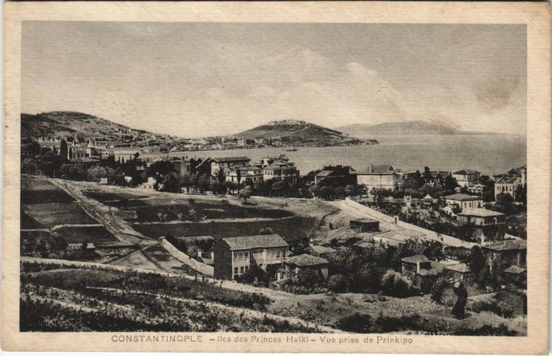 Cpa Ak Constantinople Iles Des Princes Halki Turkey (1158392)