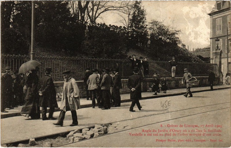 Cpa Greves Limoges Jardin D'Orsay (1272329)