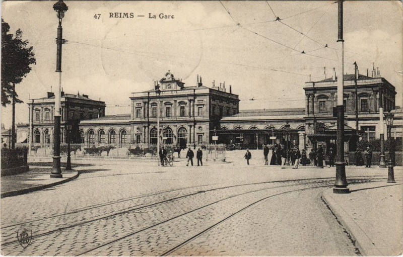 Cpa Reims La Gare (991025)