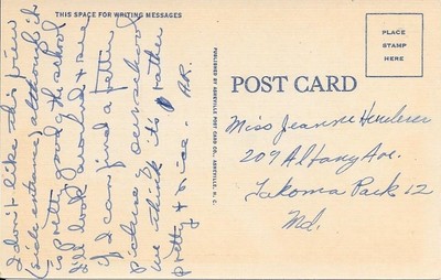 Greenville SC Senior High School Postcard #s1302