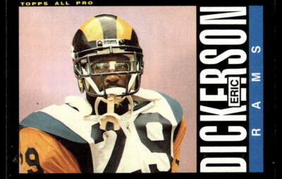 1985 Topps #79 Eric Dickerson (front surface) Rams