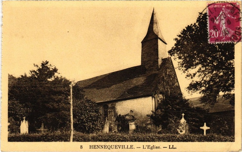 Cpa Hennequeville L'Eglsie France (1286664)