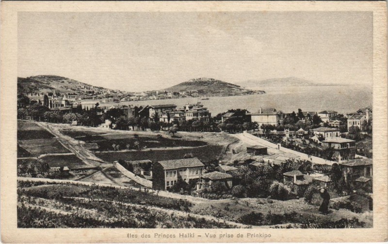 Cpa Ak Constantinople Iles Des Princes Halki Turkey (1158473)