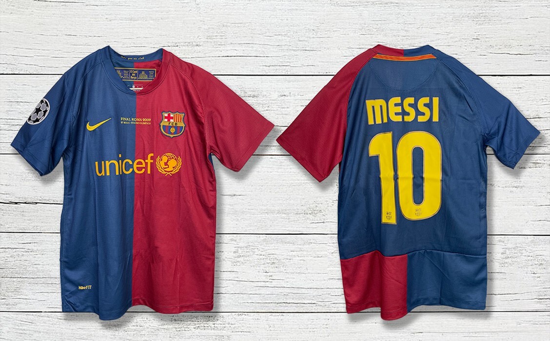2008 Barcelona Short Sleeve Shirt, Champions League Badge