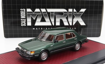 SAAB 900 CD TURBO Green metallic 1986 1/43 MATRIX MX41801-053