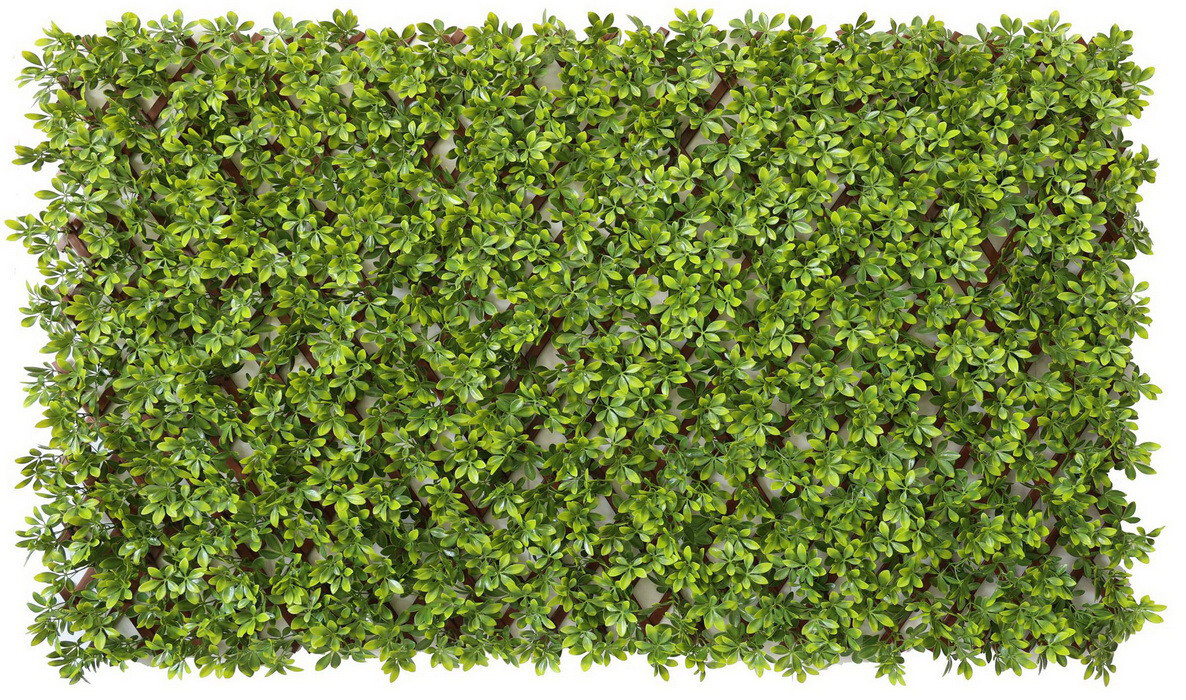 SIEPE ARTIFICIALE DECORATIVA 200x100 cm CON STECCATO ESTENSIBILE ESTERNO INTERNO
