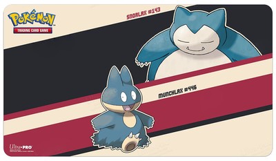 Стандартный игровой коврик для мыши Snorlax и Munchlax Playmat для покемонов