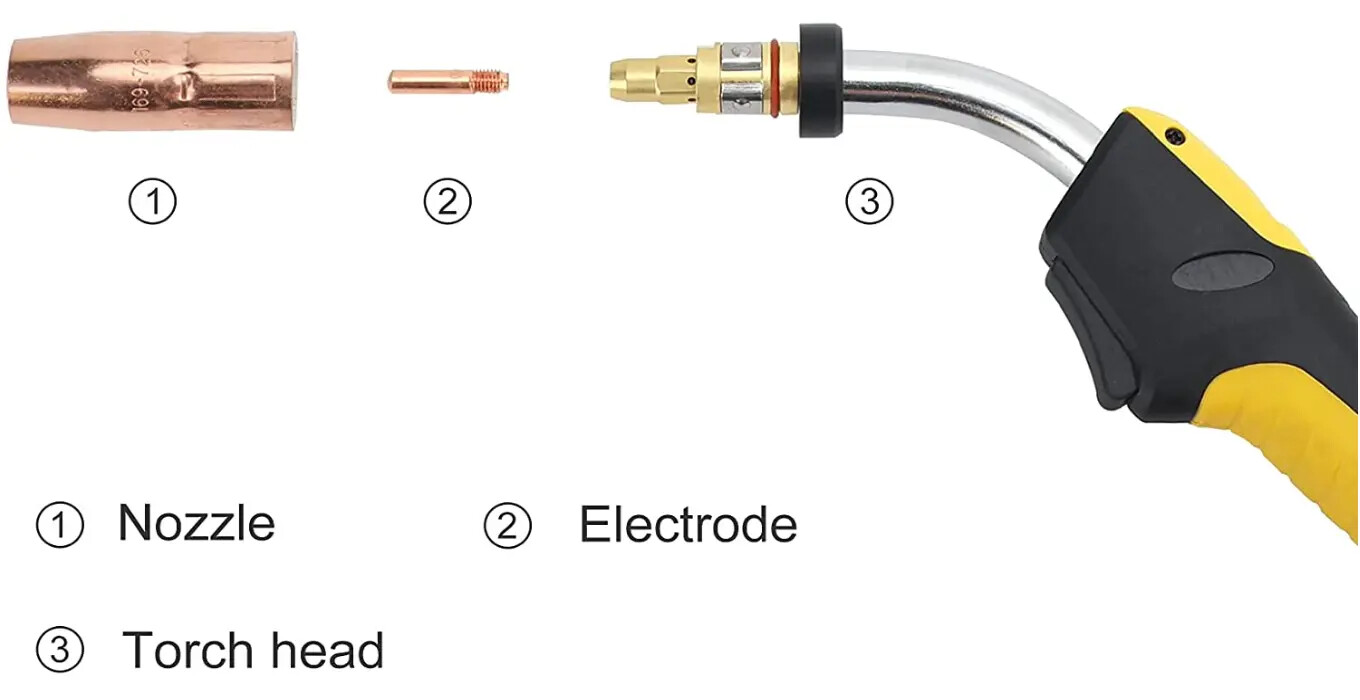 Masterweld Miller 169596 Mig Welding Gun Torch Stinger 250A M-25 15 ft M25 m-250
