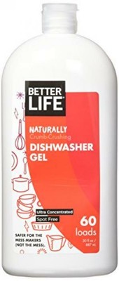 Better Life Natural Dishwasher Gel Detergent, 30oz, 24074, New