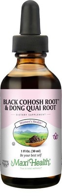 Maxi-Health Black Cohosh & Dong Quai Root Extract 1 унция жидкости