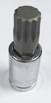 BRITOOL HALLMARK M2BT6M M6 SPLINE XZN BIT SOCKET 3/8 INCH SQ DR
