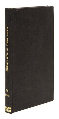 Joseph Hanson / Whole Proceedings on the Trial of an Indictment against #68456