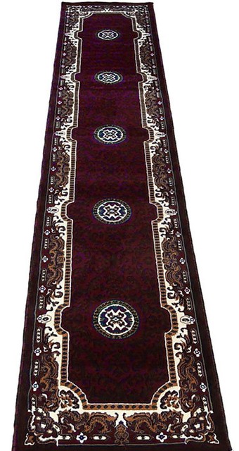 3x16 Runner Rug Persian Oriental Medallion Floral Size 2u00278