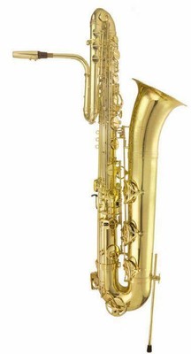 aS- Arnolds & Sons Bass-Saxophon  ABS120, incl. Koffer und Baß-Saxophon-Ständer