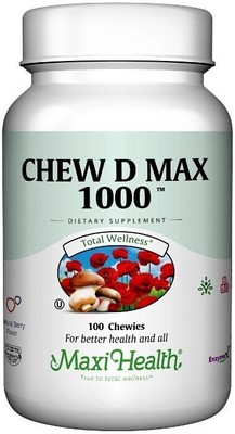 Maxi-Health Chew-D-Max-1000 Berry 100 Tablet