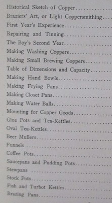 1911 Antique Plumber's, Plumbing Manual; Copper: Art of Coppersmithing Book
