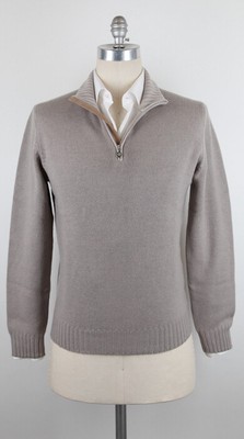 Pre-owned Luigi Borrelli Light Brown Sweater - Medium/50 - (22/b07478t/35230)