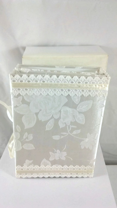 Wedding Album White Satin And Decorative 112 Photos