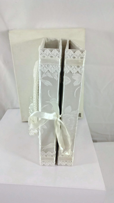 Wedding Album White Satin And Decorative 112 Photos