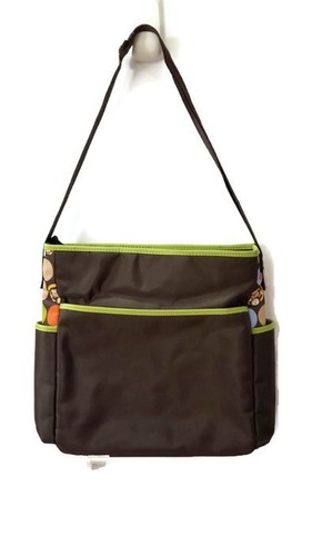 Baby Boom Monkey Diaper Bag With Changing Pad Polyester Pre Owned