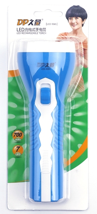 Torcia Ricaricabile Luce 7 Led LED-9065 Bricolage Lavori Casa Ufficio hsb