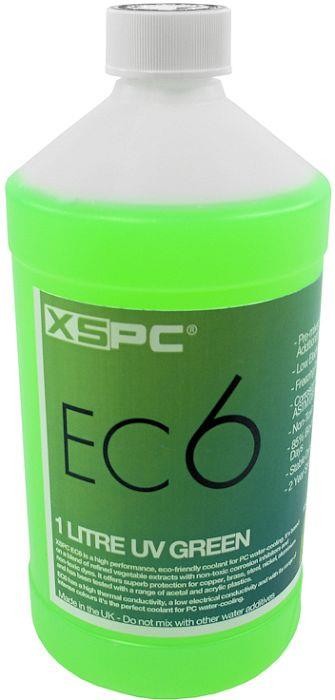 XSPC EC6 Coolant, 1 Liter - opaque-grün, UV
