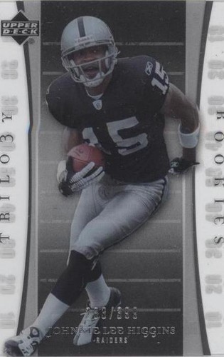 2007 Upper Deck Trilogy Johnnie Lee Higgins #156