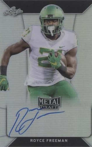 2018 Leaf Metal Draft Royce Freeman #BA-RF1