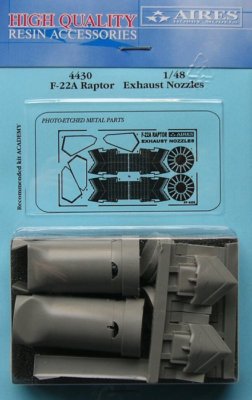 Aires 1/48 F-22A Raptor Exhaust Nozzles for Academy kit 4430/*