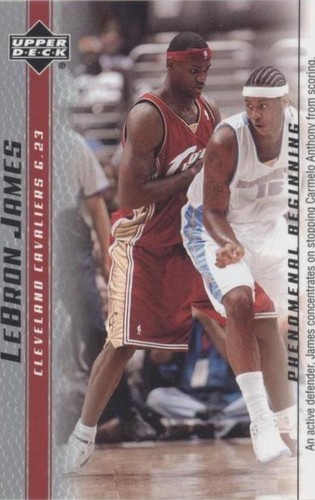 2003-04 Upper Deck Standing O Rookie LeBron James #85 BGS 9 2003-04 Upper Deck Standing O Rookie LeBron James #85 BGS 9