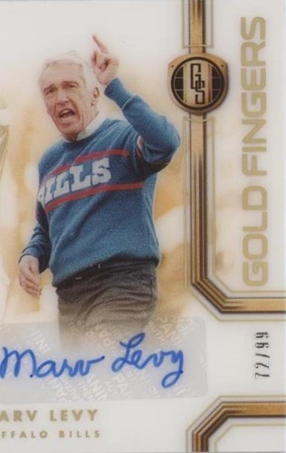 2022 Panini Gold Standard Marv Levy #HS-MLE