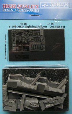 Aires 1/48 F-16B MLU Fighting Falcon Cockpit Set for Hasegawa kit 4428