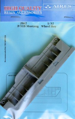 Aires 1/32 P-51B Mustang Wheel Bay for Trumpeter kit 2082