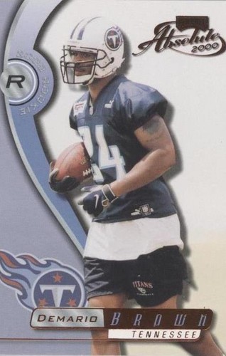 2000 Playoff Absolute Demario Brown #242