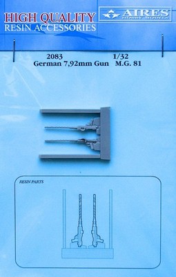 Aires 1/32 German 7.92mm MG81 Guns 2083