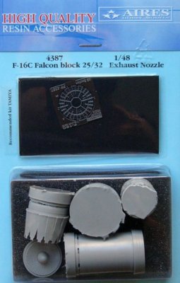 Aires 1/48 F-16C Falcon Block 25/32 Exhaust Nozzle for Tamiya kit 4387