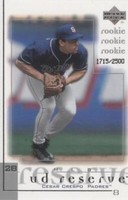 2001 Upper Deck Reserve - Cesar Crespo #202