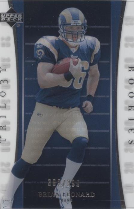 2007 Upper Deck Trilogy Brian Leonard #106