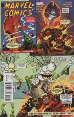 DEADPOOL #8 VARIANT COVER BY MARVEL COMICS (2016-2018) 1$ SALE + BONUS