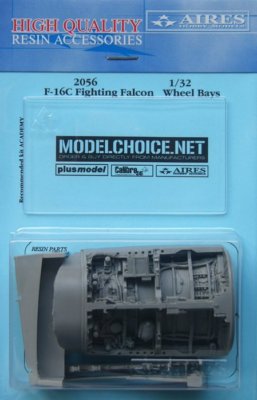Aires 1/32 F-16C Fighting Falcon Wheel Bays for Academy kit 2056