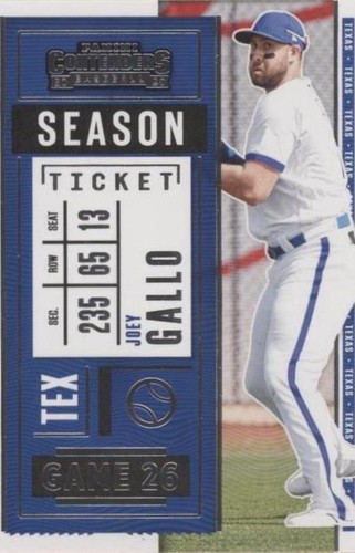 2020 Panini Contenders - Joey Gallo #47