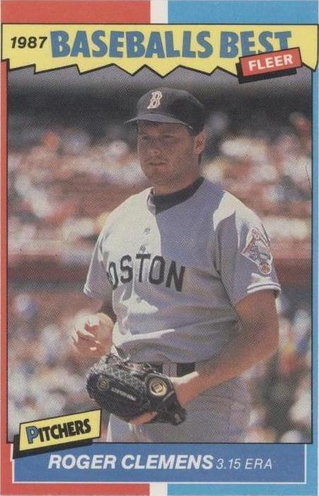 Fleer Baseball's Best Sluggers vs. Pitchers 1987 - Roger Clemens #10