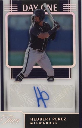 2022 Panini Three and Two - Hedbert Perez #DOA-HP